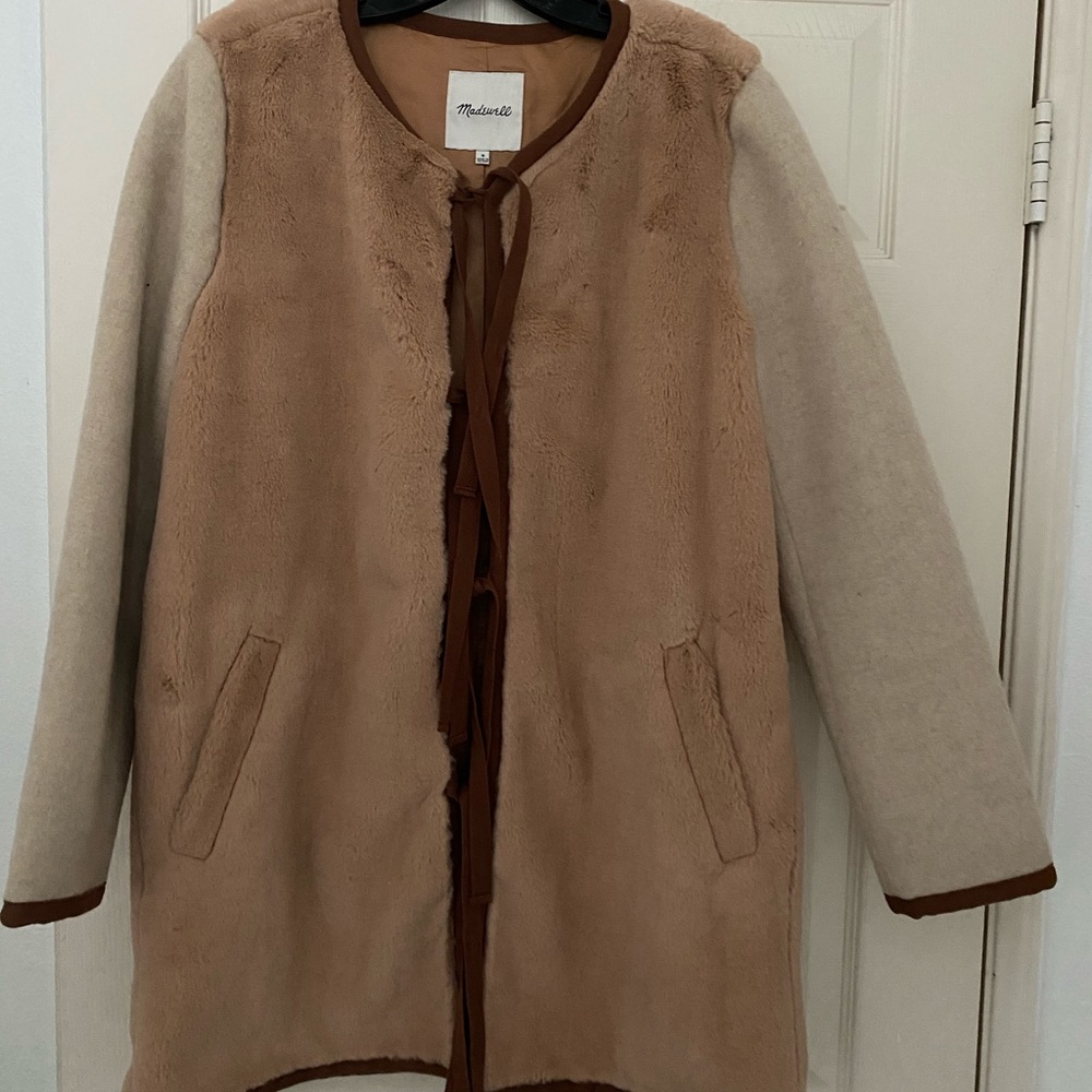 Madewell 2 tone color jacket sz M